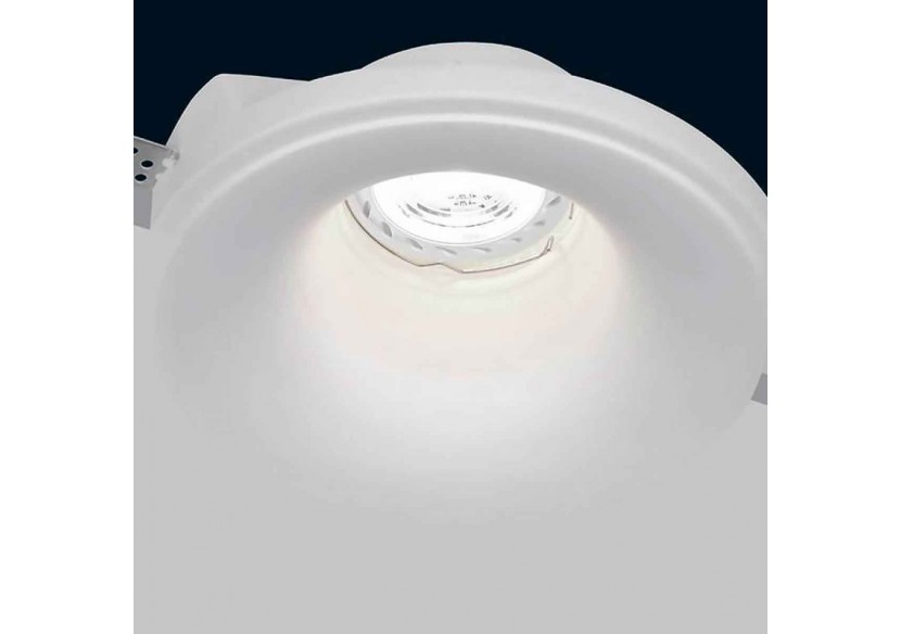 Support encastrable spot GU10 en plâtre diamètre 133mm - B251 - Barcelona LED Support encastrable spot GU10 en plâtre diamètre 133mm - B251 - Barcelona LED