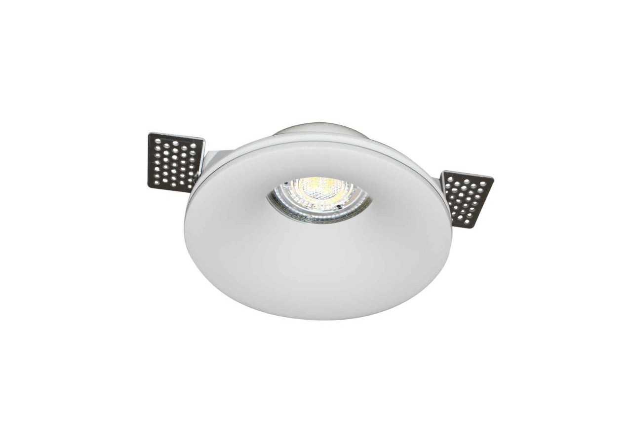 Support encastrable spot GU10 en plâtre diamètre 133mm - B251 - Barcelona LED