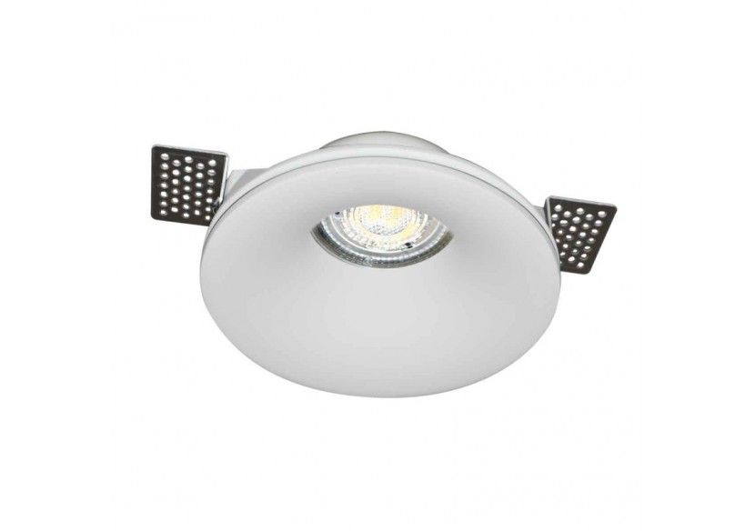 Support encastrable spot GU10 en plâtre diamètre 133mm - B251 - Barcelona LED Support encastrable spot GU10 en plâtre diamètre 133mm - B251 - Barcelona LED