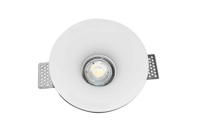 Support encastrable spot GU10 en plâtre diamètre 133mm - B251 - Barcelona LED Support encastrable spot GU10 en plâtre diamètre 133mm - B251 - Barcelona LED