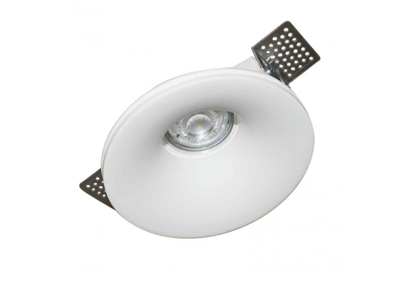 Support encastrable spot GU10 en plâtre diamètre 133mm - B251 - Barcelona LED Support encastrable spot GU10 en plâtre diamètre 133mm - B251 - Barcelona LED