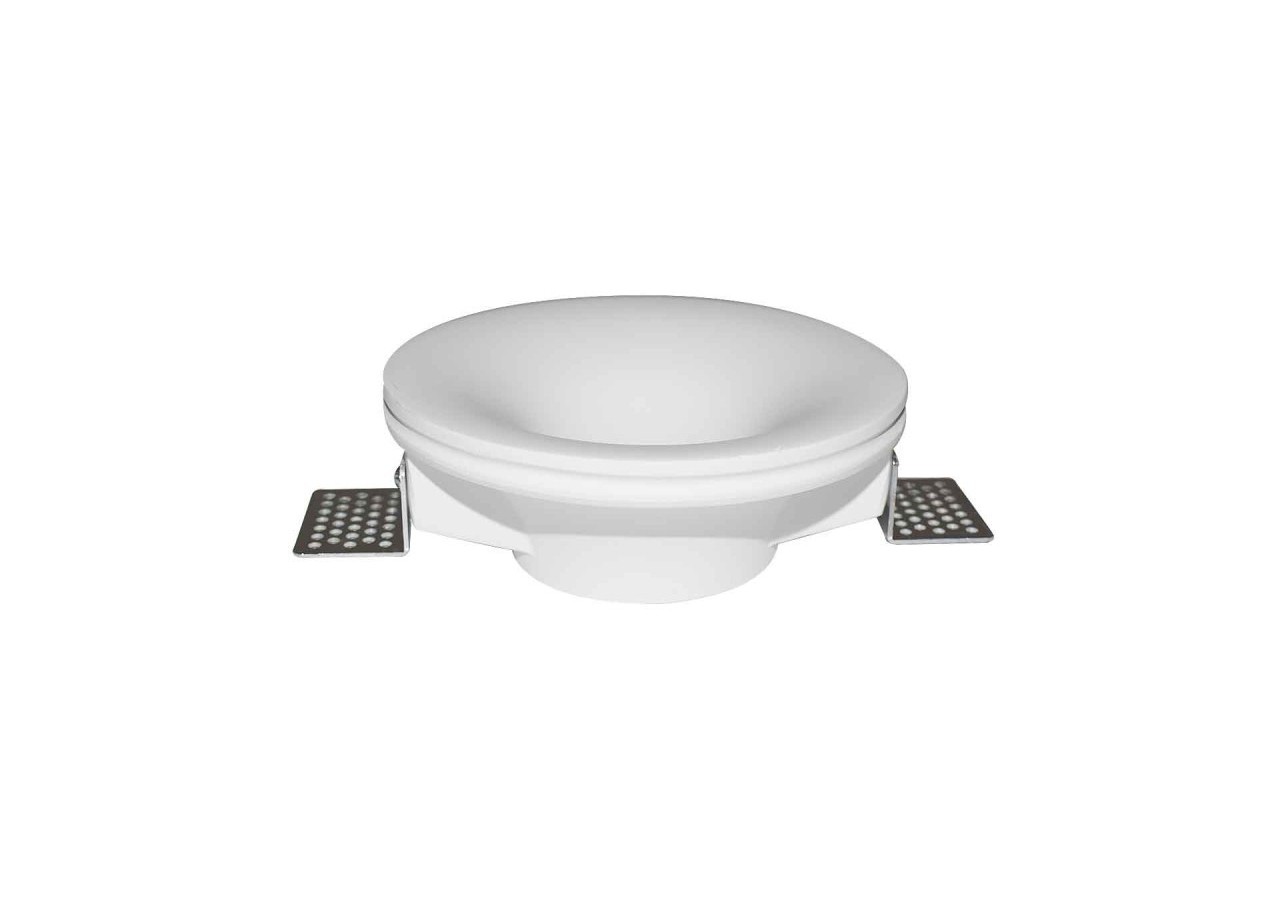 Support encastrable spot GU10 en plâtre diamètre 133mm - B251 - Barcelona LED