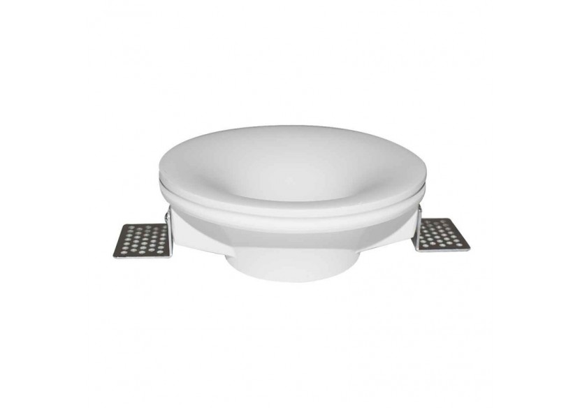 Support encastrable spot GU10 en plâtre diamètre 133mm - B251 - Barcelona LED Support encastrable spot GU10 en plâtre diamètre 133mm - B251 - Barcelona LED