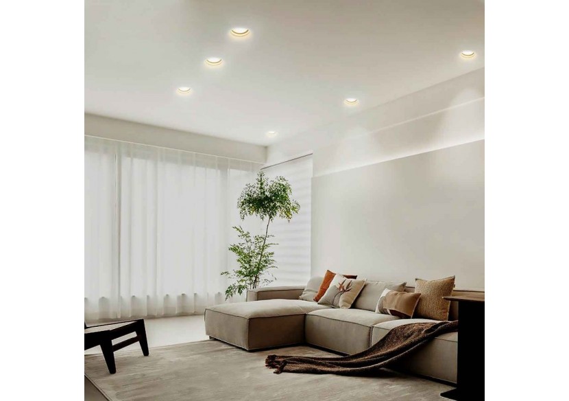 Support encastrable spot GU10 en plâtre diamètre 133mm - B251 - Barcelona LED Support encastrable spot GU10 en plâtre diamètre 133mm - B251 - Barcelona LED