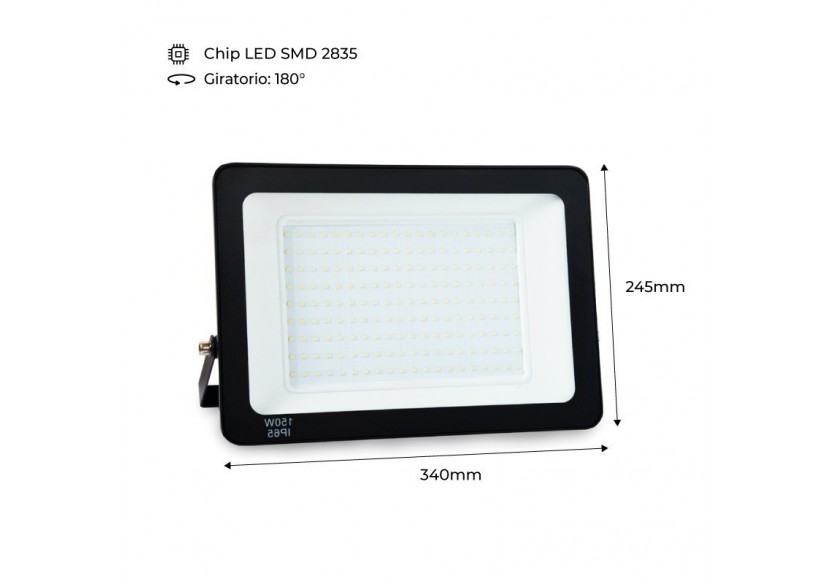 Projecteur extérieur LED 150W 14250LM IP65 - B1885-2-BF - Barcelona LED Projecteur extérieur LED 150W 14250LM IP65 - B1885-2-BF - Barcelona LED