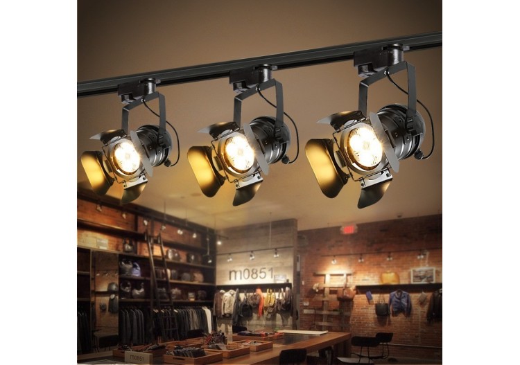 Projecteur sur rail monophasé orientable "Cinema" - E27 - LV233-MON - Barcelona LED 2