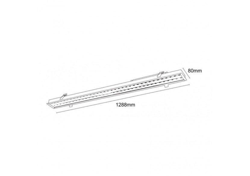 Linéaire LED encastrable CCT 40W UGR19 Puces Osram CHIP - B9091-B-CCT - Barcelona LED Linéaire LED encastrable CCT 40W UGR19 Puces Osram CHIP - B9091-B-CCT - Barcelona LED
