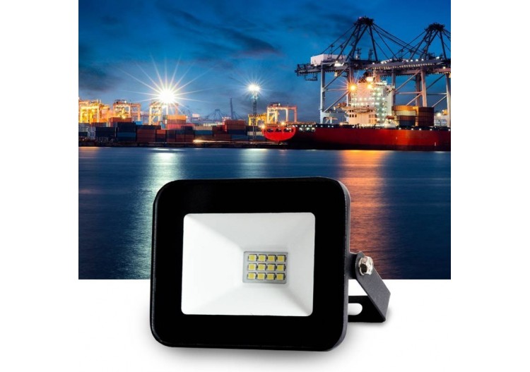 Pack de 2 Projecteur LED extérieur 10W IP65 ultra plat - K1881-2-BC - Barcelona LED 2