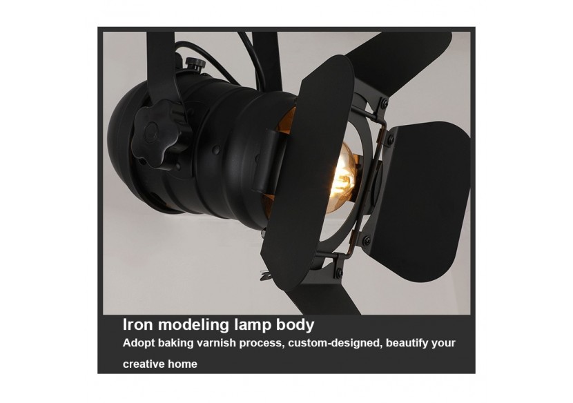 Projecteur sur rail monophasé orientable et extensible "Cinema" - E27 - LV231-MON - Barcelona LED Projecteur sur rail monophasé orientable et extensible "Cinema" - E27 - LV231-MON - Barcelona LED