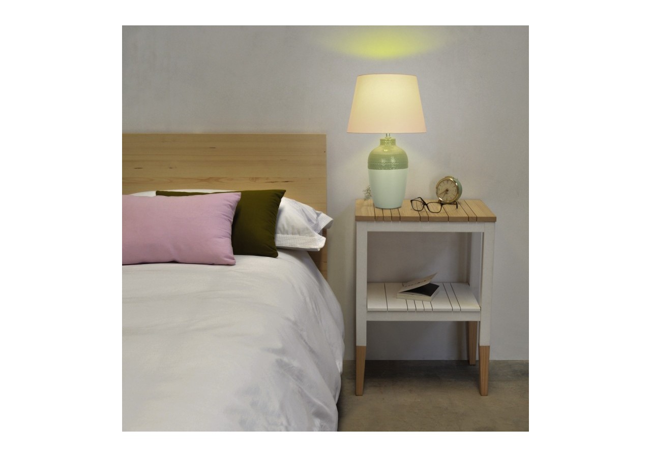 Lampe de table en céramique "Hivea" E27 - LC2001 - Barcelona LED