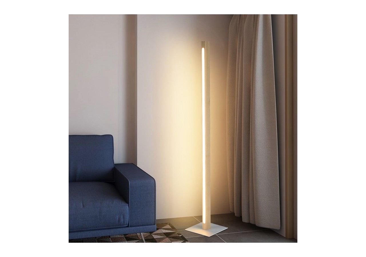 Lampadaire en bois "Floak" 24W dimmable - LM110-D - Barcelona LED