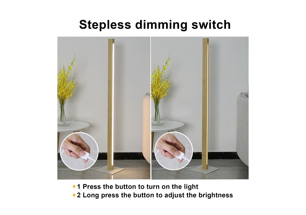 Lampadaire en bois "Floak" 24W dimmable - LM110-D - Barcelona LED