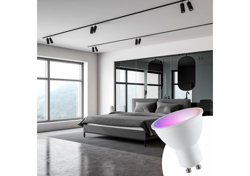 Ampoule LED GU10 RGBW 5W avec télécommande - BC1-GU10-RGBW - Barcelona LED Ampoule LED GU10 RGBW 5W avec télécommande - BC1-GU10-RGBW - Barcelona LED