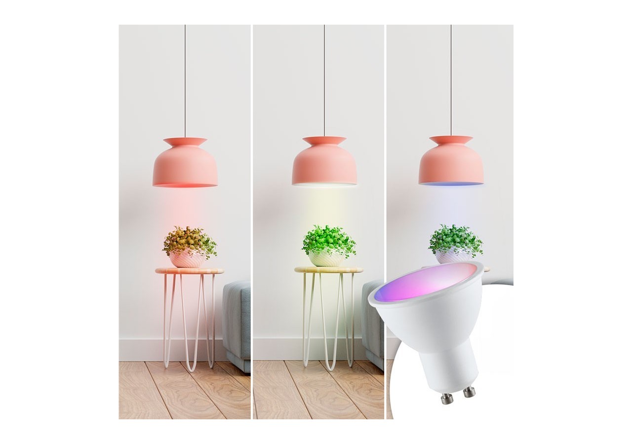 Ampoule LED GU10 RGBW 5W avec télécommande - BC1-GU10-RGBW - Barcelona LED