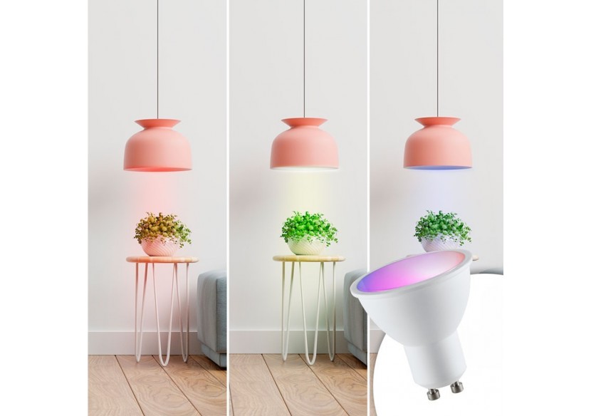 Ampoule LED GU10 RGBW 5W avec télécommande - BC1-GU10-RGBW - Barcelona LED Ampoule LED GU10 RGBW 5W avec télécommande - BC1-GU10-RGBW - Barcelona LED