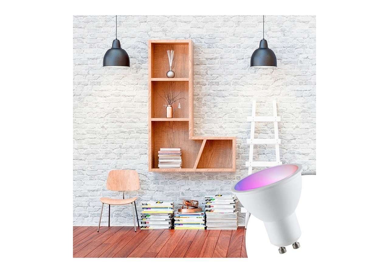 Ampoule LED GU10 RGBW 5W avec télécommande - BC1-GU10-RGBW - Barcelona LED
