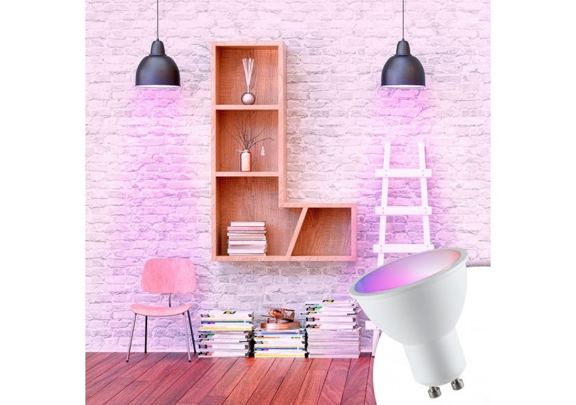Ampoule LED GU10 RGBW 5W avec télécommande - BC1-GU10-RGBW - Barcelona LED Ampoule LED GU10 RGBW 5W avec télécommande - BC1-GU10-RGBW - Barcelona LED
