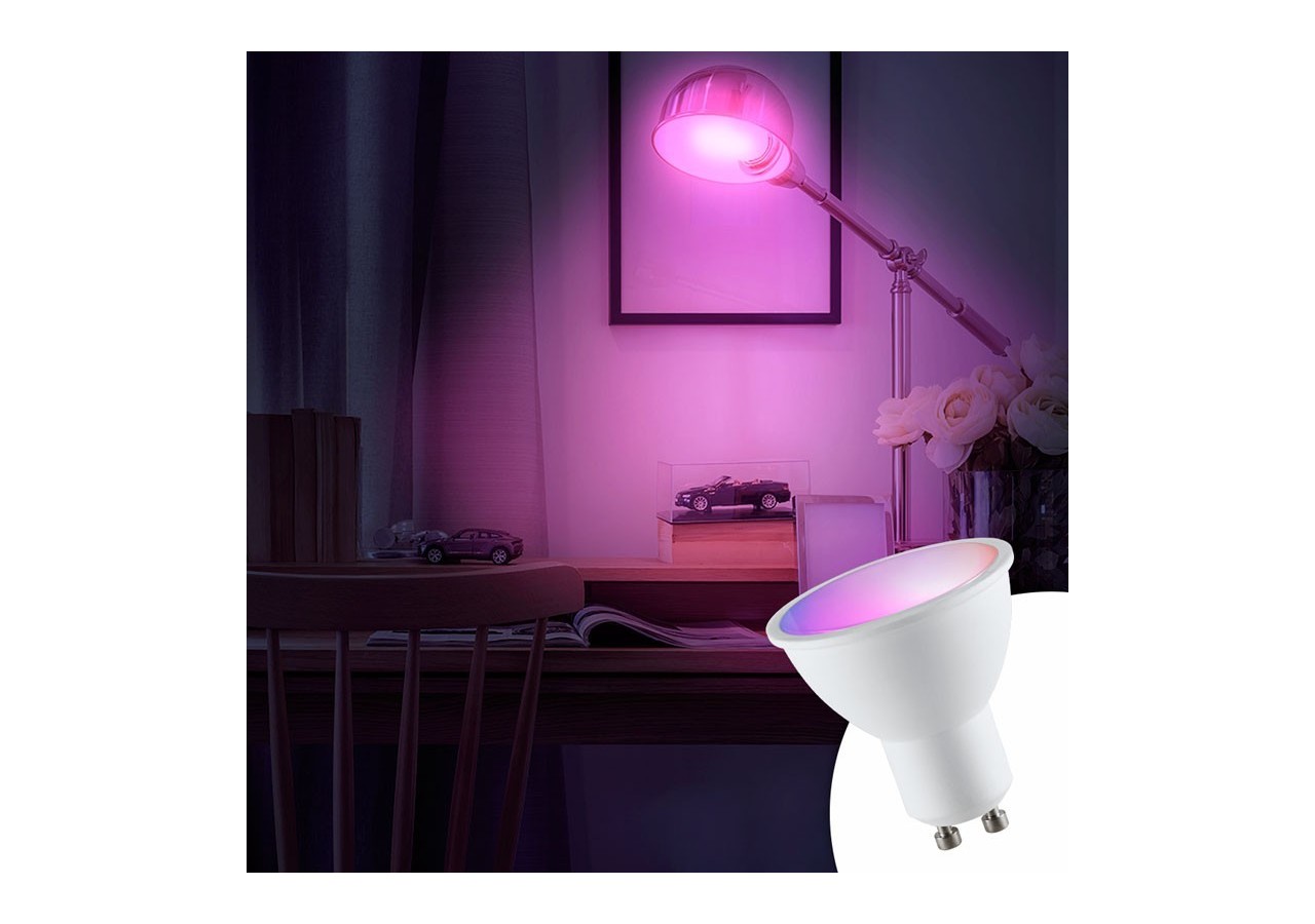 Ampoule LED GU10 RGBW 5W avec télécommande - BC1-GU10-RGBW - Barcelona LED