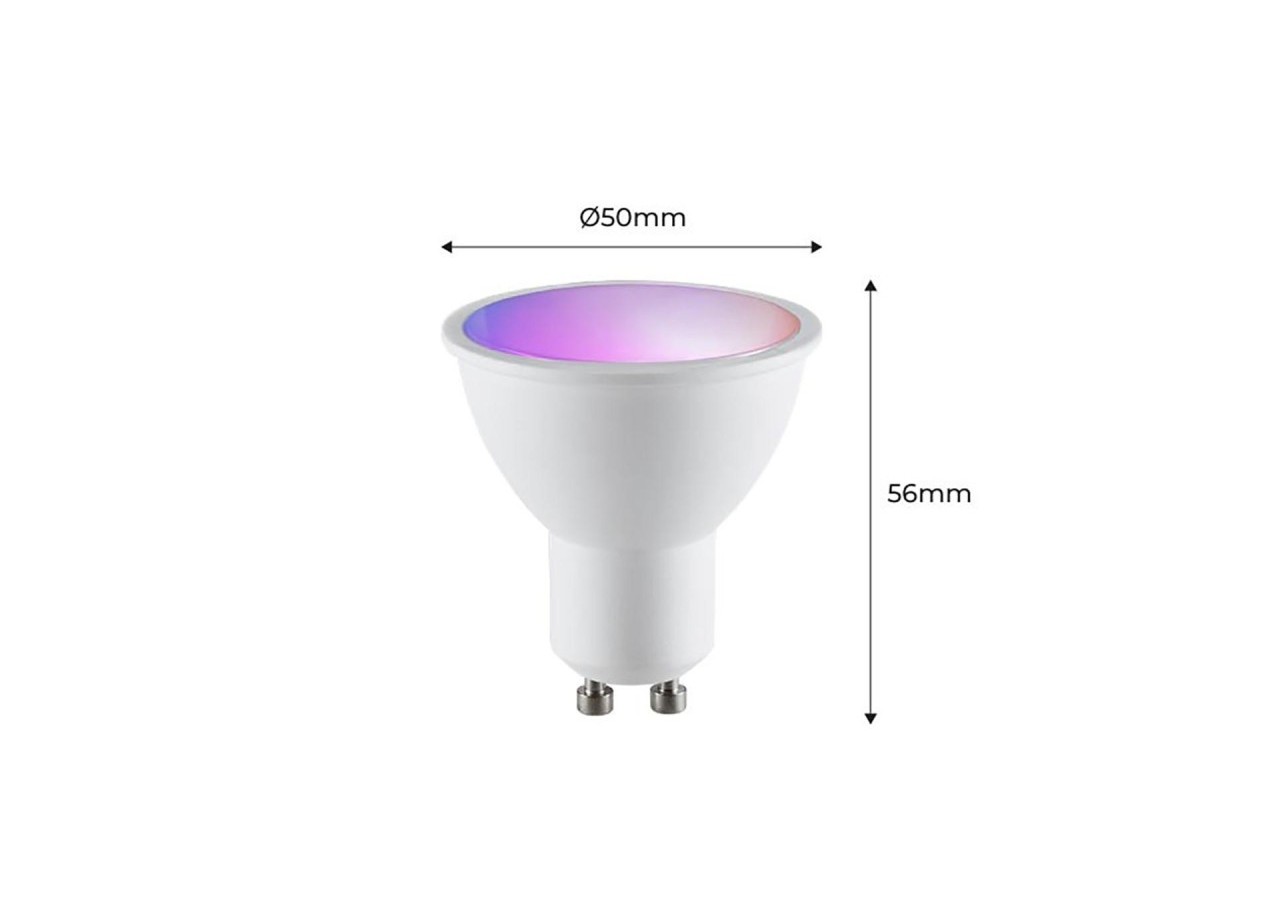 Ampoule LED GU10 RGBW 5W avec télécommande - BC1-GU10-RGBW - Barcelona LED