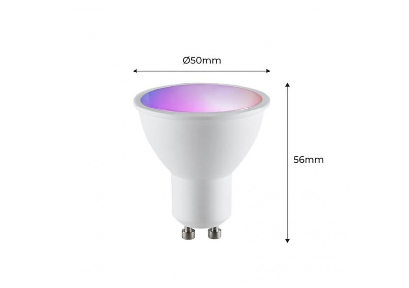 Ampoule LED GU10 RGBW 5W avec télécommande - BC1-GU10-RGBW - Barcelona LED Ampoule LED GU10 RGBW 5W avec télécommande - BC1-GU10-RGBW - Barcelona LED