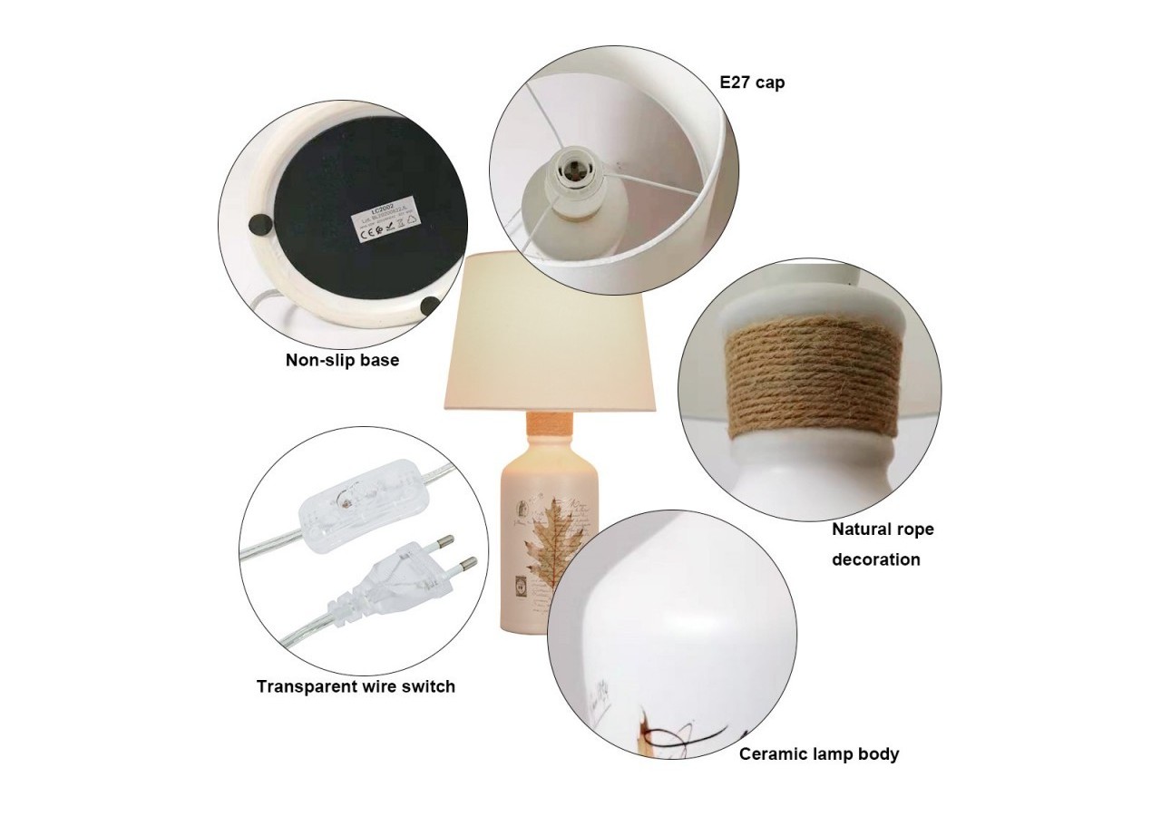 Lampe céramique "Atum" E27 - LC2002 - Barcelona LED