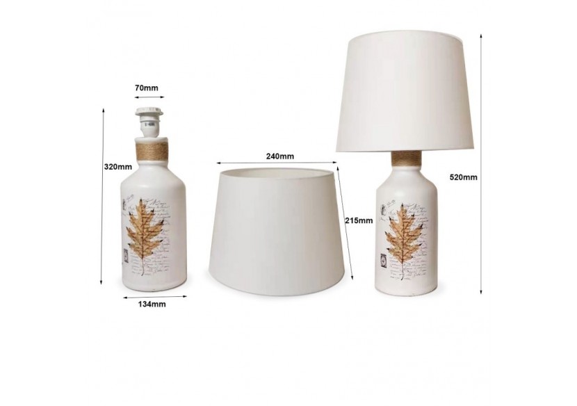 Lampe céramique "Atum" E27 - LC2002 - Barcelona LED