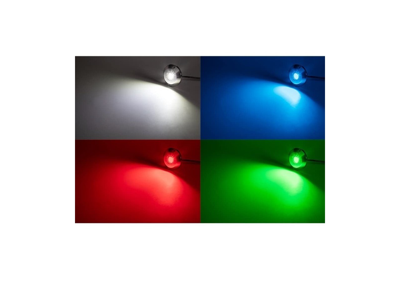 Spot LED RGB submersible de surface 60W 12V IP68 - B2192 - Barcelona LED