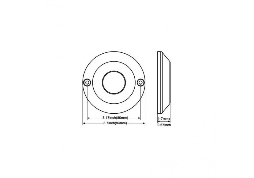 Spot LED RGB submersible de surface 60W 12V IP68 - B2192 - Barcelona LED