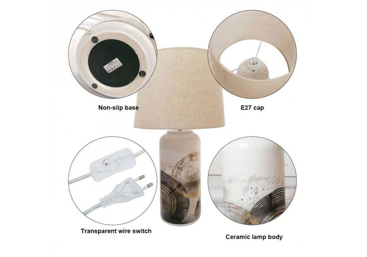 Lampe céramique "Rosane" E27 - LC2003 - Barcelona LED 2