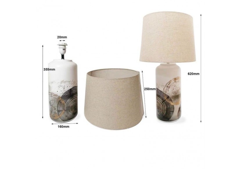 Lampe céramique "Rosane" E27 - LC2003 - Barcelona LED