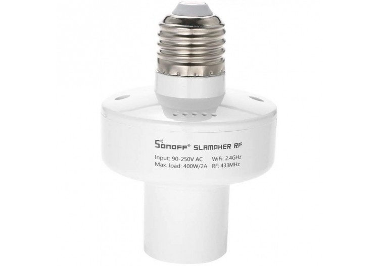 Adaptateur smart pour douille E27 WiFi | SONOFF SLAMPHER - SONOFFSLAMPHER - Barcelona LED