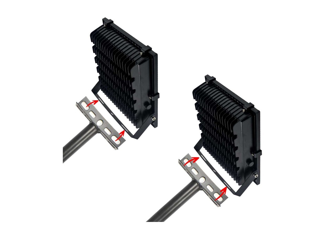 Support pour projecteur LED - 50x15 cm - B1851-50 - Barcelona LED