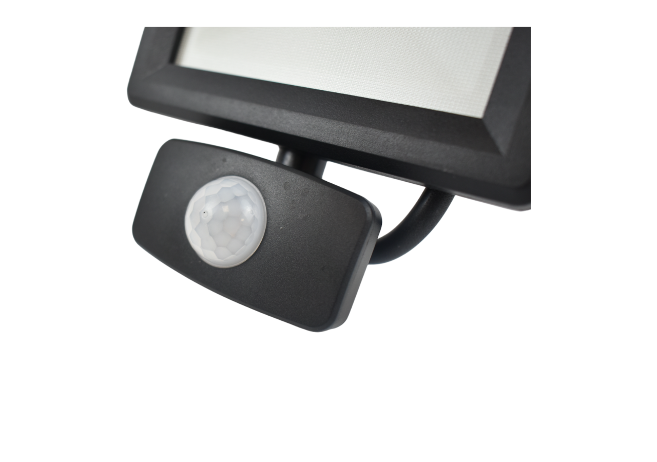 Projecteur LED extérieur avec capteur PIR - IP54 - 120 degrés - 4000K- 20W - B1461-S - Barcelona LED