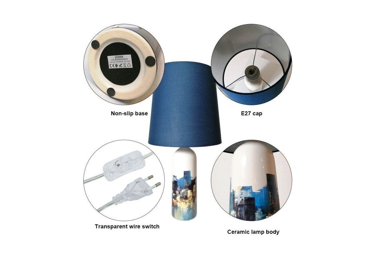 Lampe en céramique "Cadaques" - LC2006 - Barcelona LED