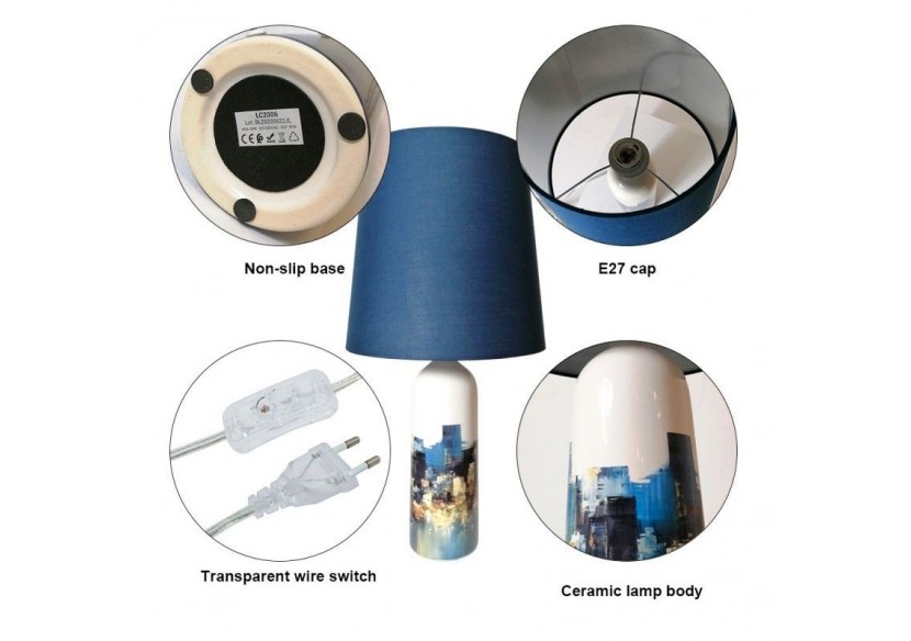 Lampe en céramique "Cadaques" - LC2006 - Barcelona LED