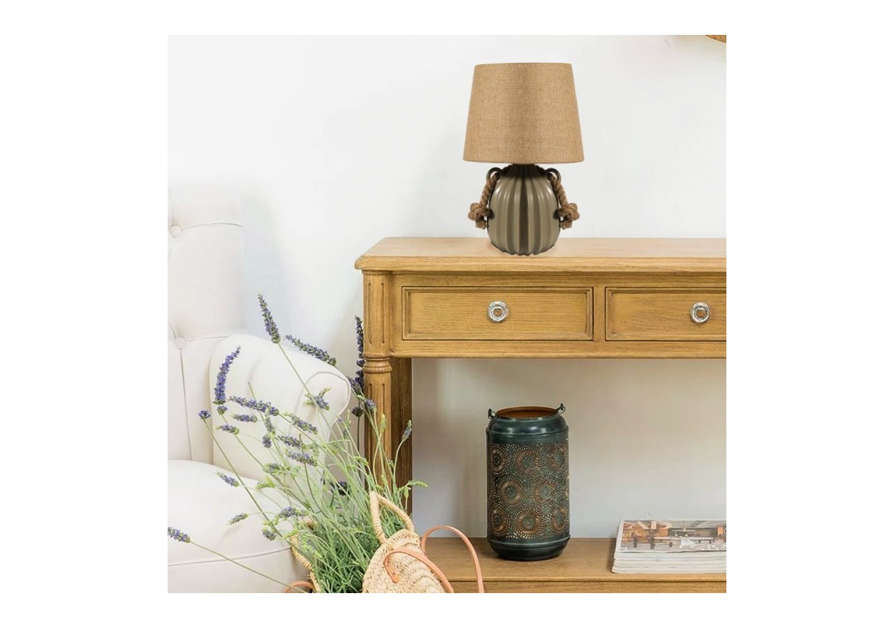 Lampe de table en céramique "Aya" E27 - LC2007 - Barcelona LED