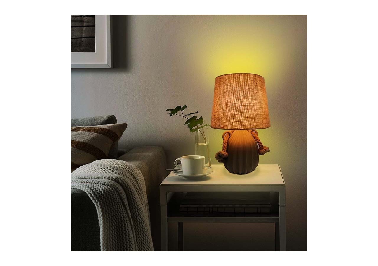 Lampe de table en céramique "Aya" E27 - LC2007 - Barcelona LED