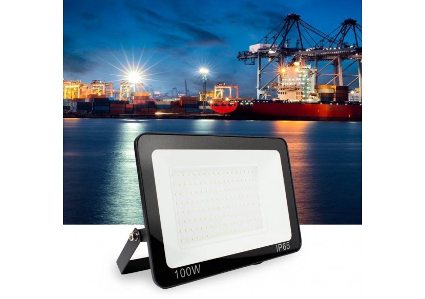 Lot de 2 spots d'extérieur LED 100W 7847LM IP65 - K1884-2-BC - Barcelona LED