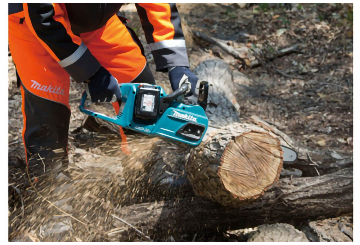 Tronçonneuse 2x18V Li-Ion 35 cm (Produit seul) - Makita : Confort'Mat