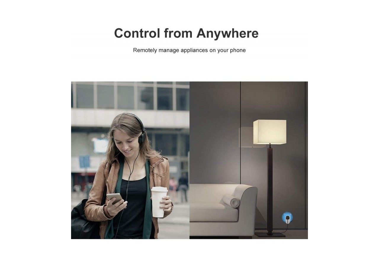 Prise intelligente WiFi | SONOFF S26 - SONOFFS26-DE - Barcelona LED