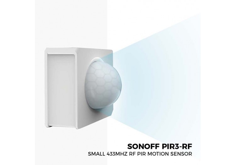 Capteur de présence 433Mhz RF PIR | SONOFF PIR3 - SONOFFPIR3 - Barcelona LED