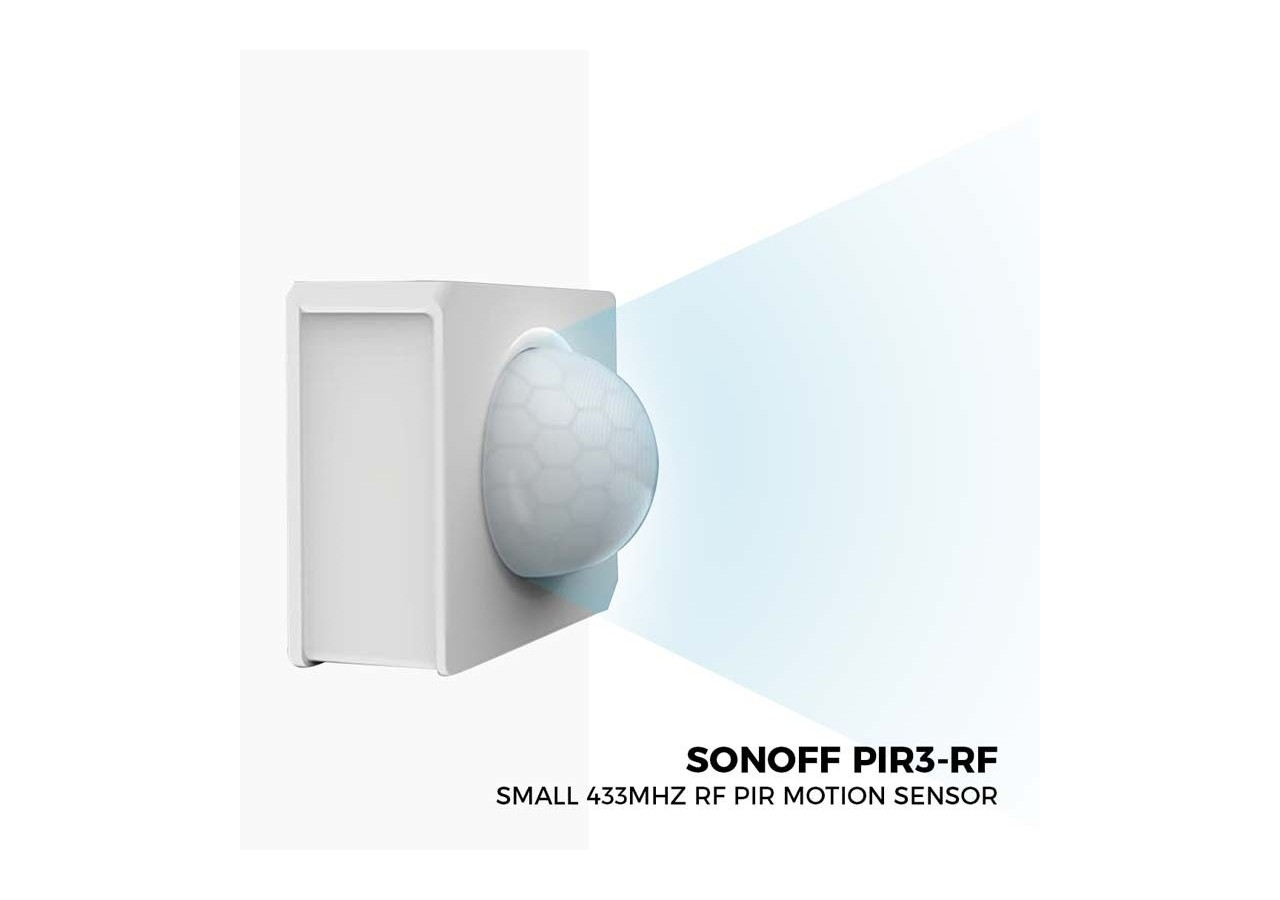 Capteur de présence 433Mhz RF PIR | SONOFF PIR3 - SONOFFPIR3 - Barcelona LED