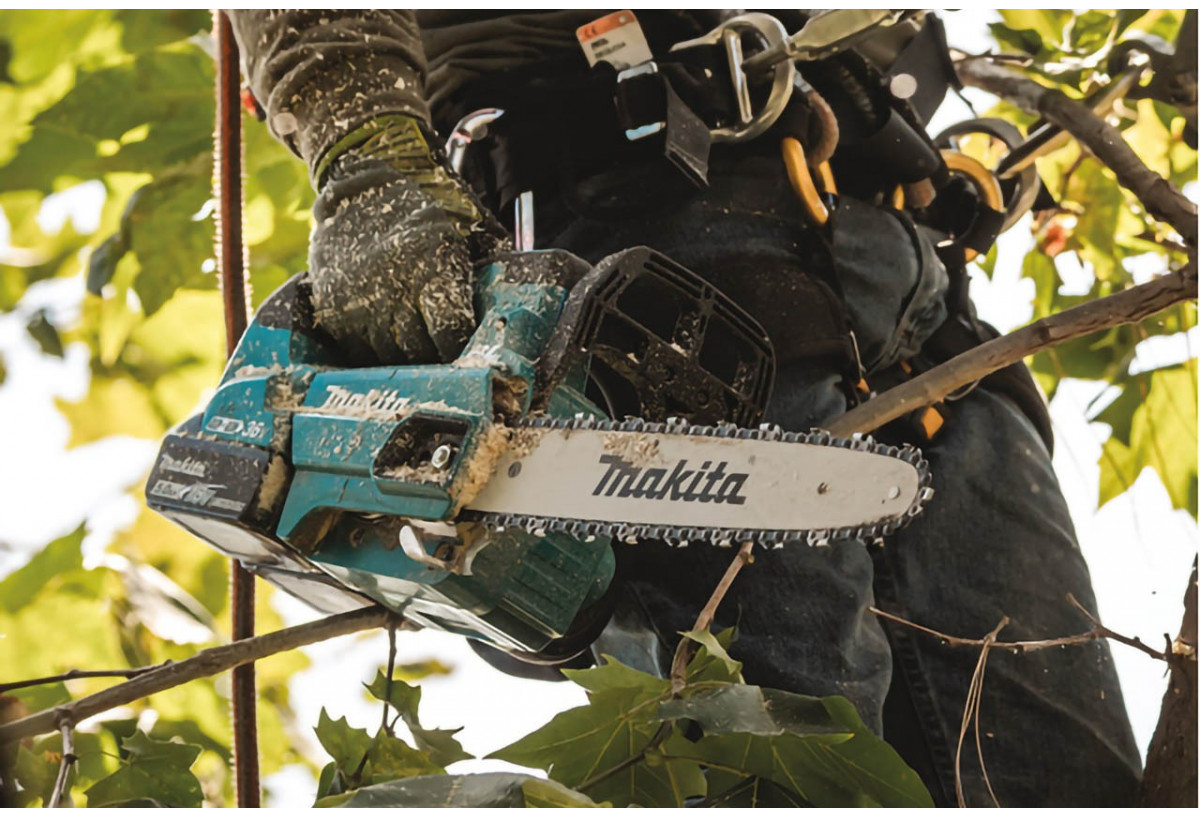 Tronçonneuse d’élagage 18V Li-Ion 35 cm - Makita : Confort'Mat