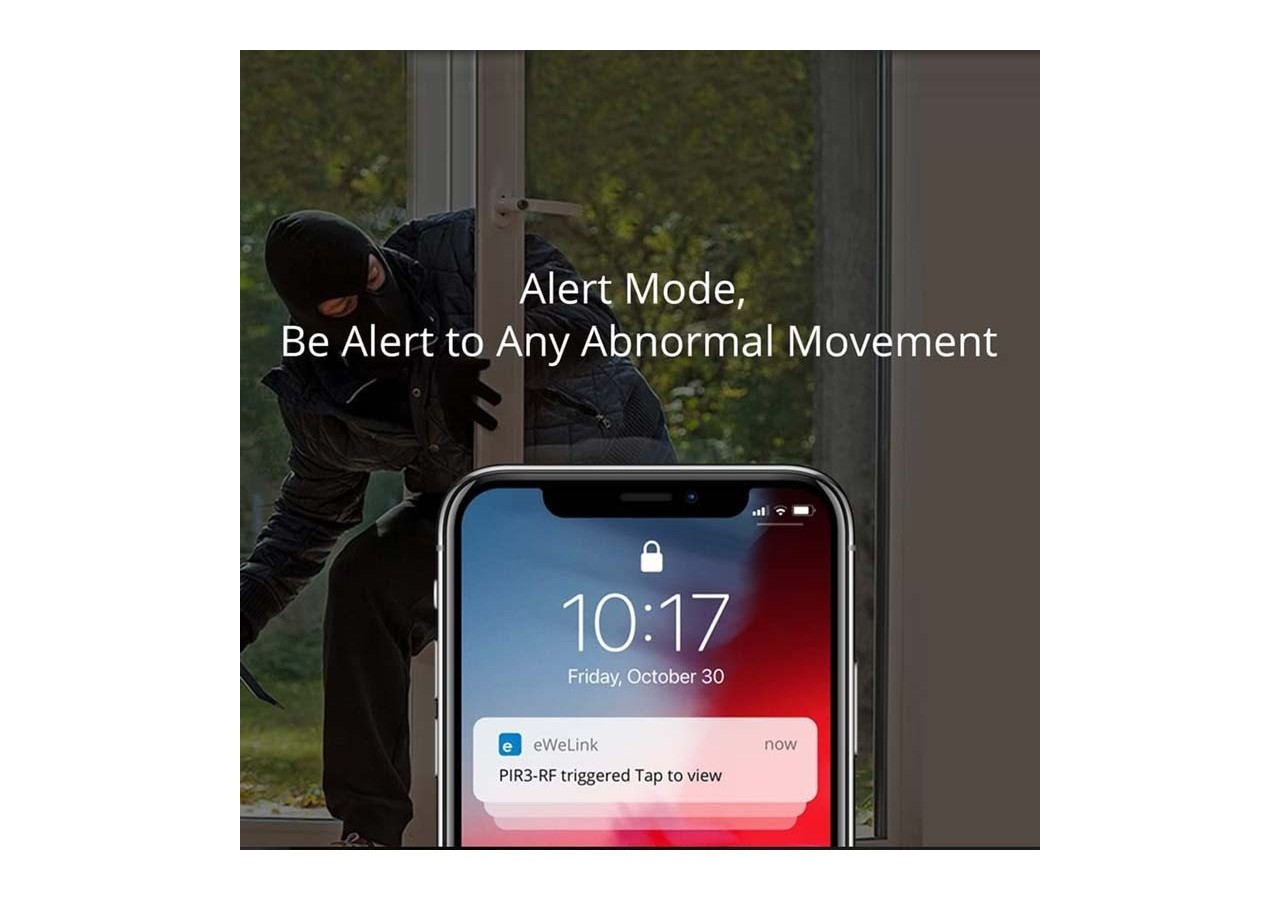 Capteur de présence 433Mhz RF PIR | SONOFF PIR3 - SONOFFPIR3 - Barcelona LED