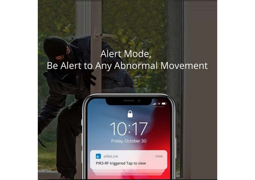 Capteur de présence 433Mhz RF PIR | SONOFF PIR3 - SONOFFPIR3 - Barcelona LED