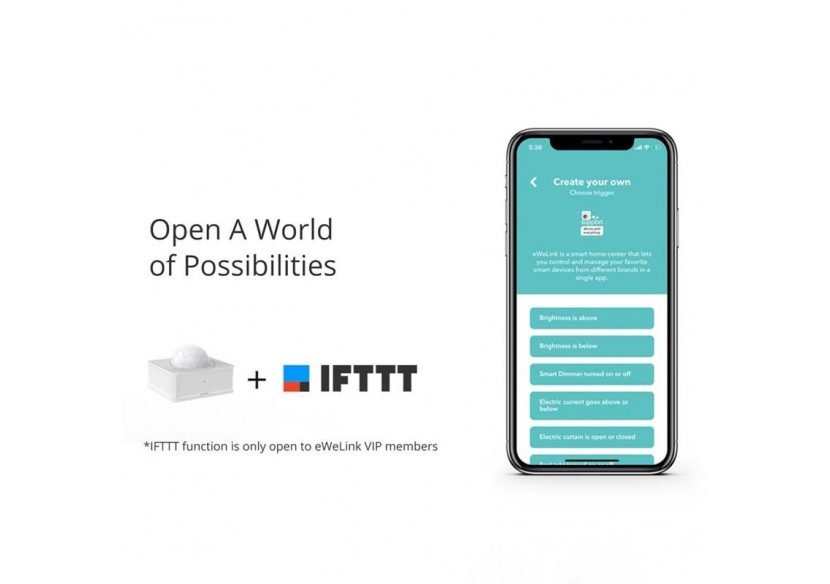 Capteur de présence 433Mhz RF PIR | SONOFF PIR3 - SONOFFPIR3 - Barcelona LED