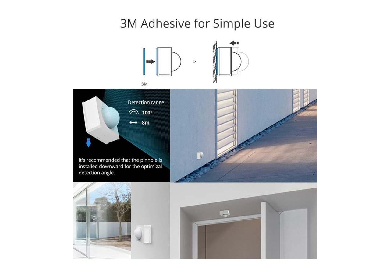 Capteur de présence 433Mhz RF PIR | SONOFF PIR3 - SONOFFPIR3 - Barcelona LED