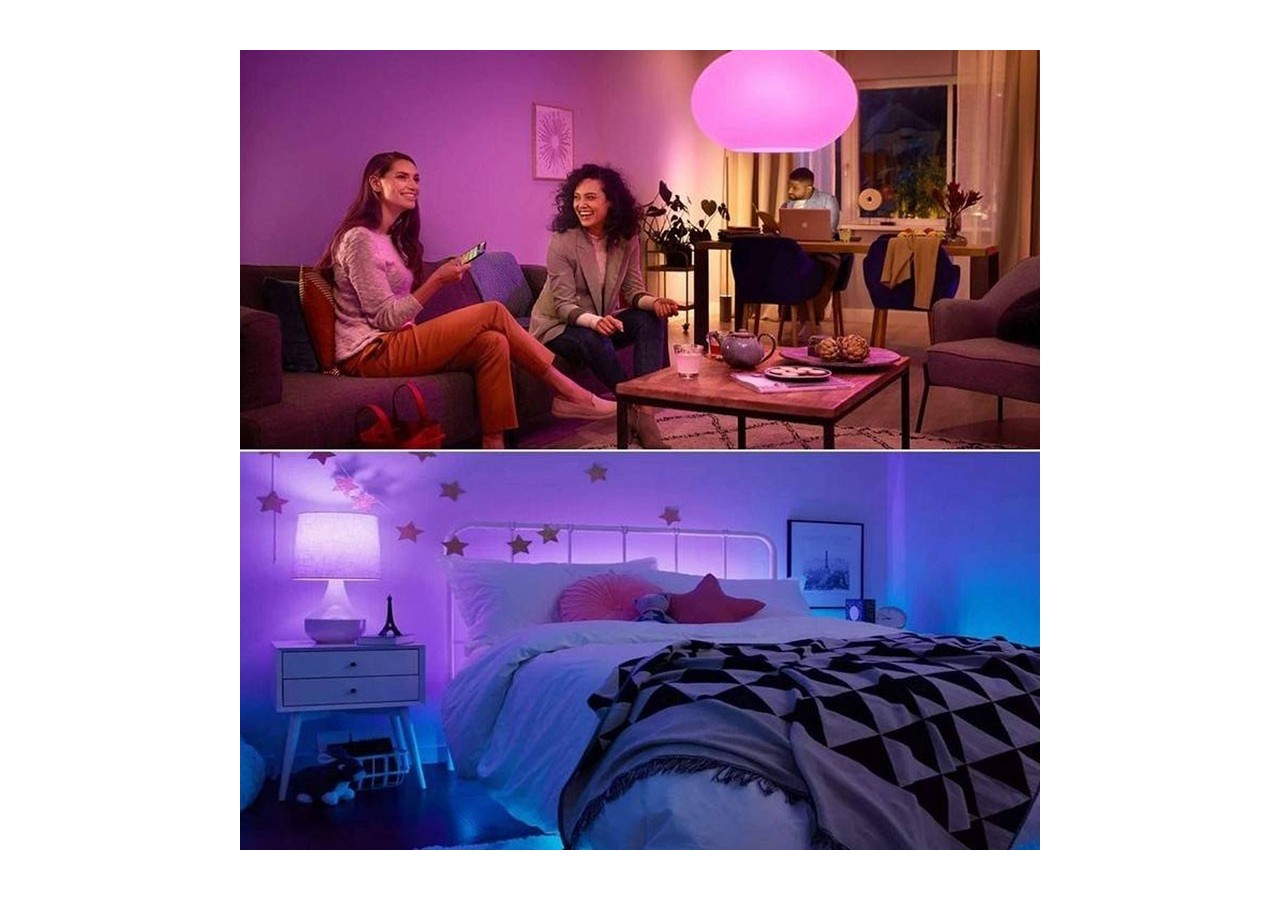 Ampoule LED RGBW A60 E27 9W avec télécommande - BC1-E27A60-RGBW - Barcelona LED