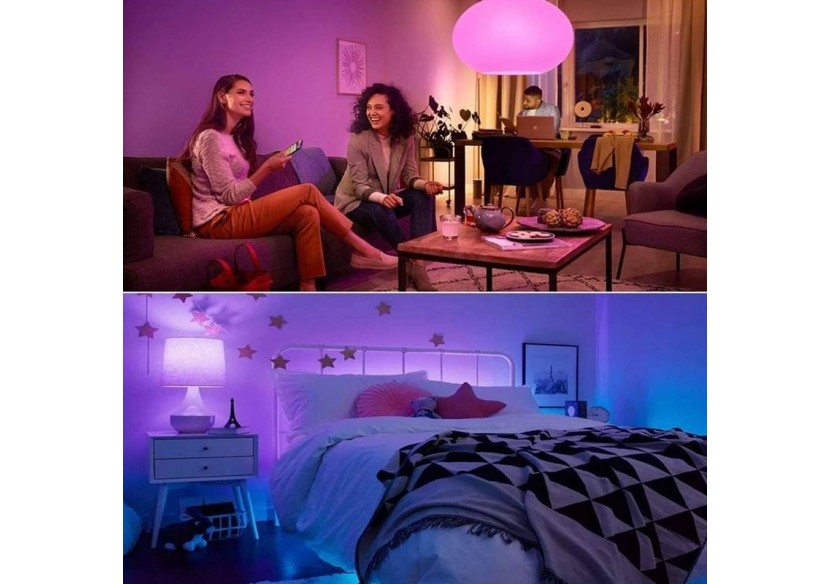 Ampoule LED RGBW A60 E27 9W avec télécommande - BC1-E27A60-RGBW - Barcelona LED