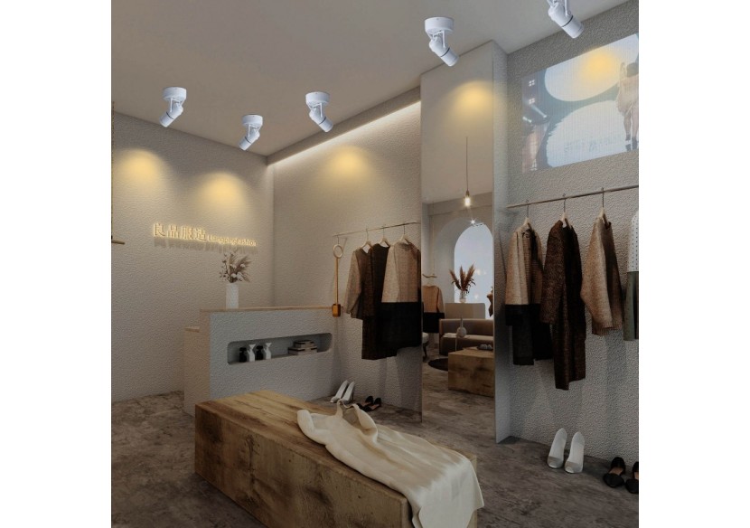 Applique LED 12W orientable avec angle d'éclairage réglable"Escop" - L210-W - Barcelona LED